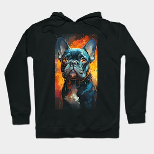 Vibrant Bulldog Spectrum - Colorful English Bulldog Hoodie